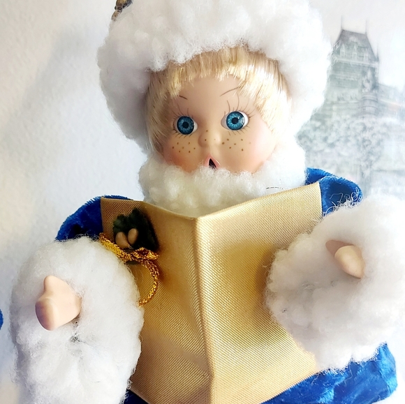 Christmas decorationCouple of little porcelain singers. - Picture 11 of 12